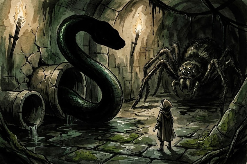 Quando la Paura Diventa Gigante: Il Basilisco e Aragog nella Camera dei Segreti