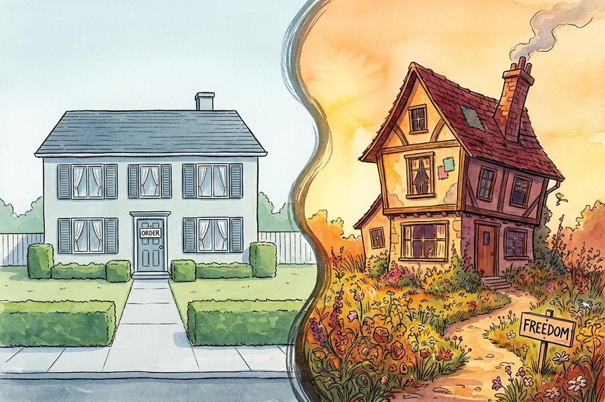 Come Rowling Costruisce il Contrasto tra Ordine e Libertà